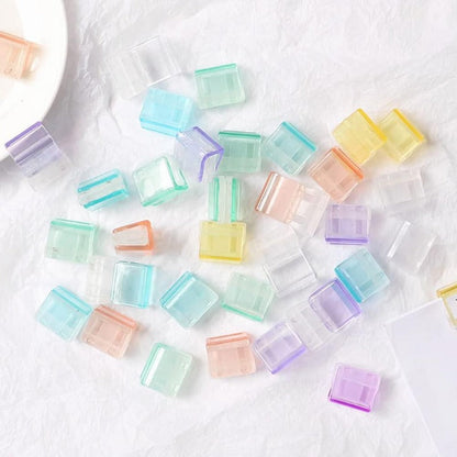 Papierclips met plastic glijlaag