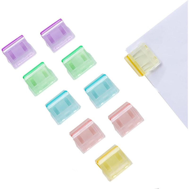 Papierclips met plastic glijlaag