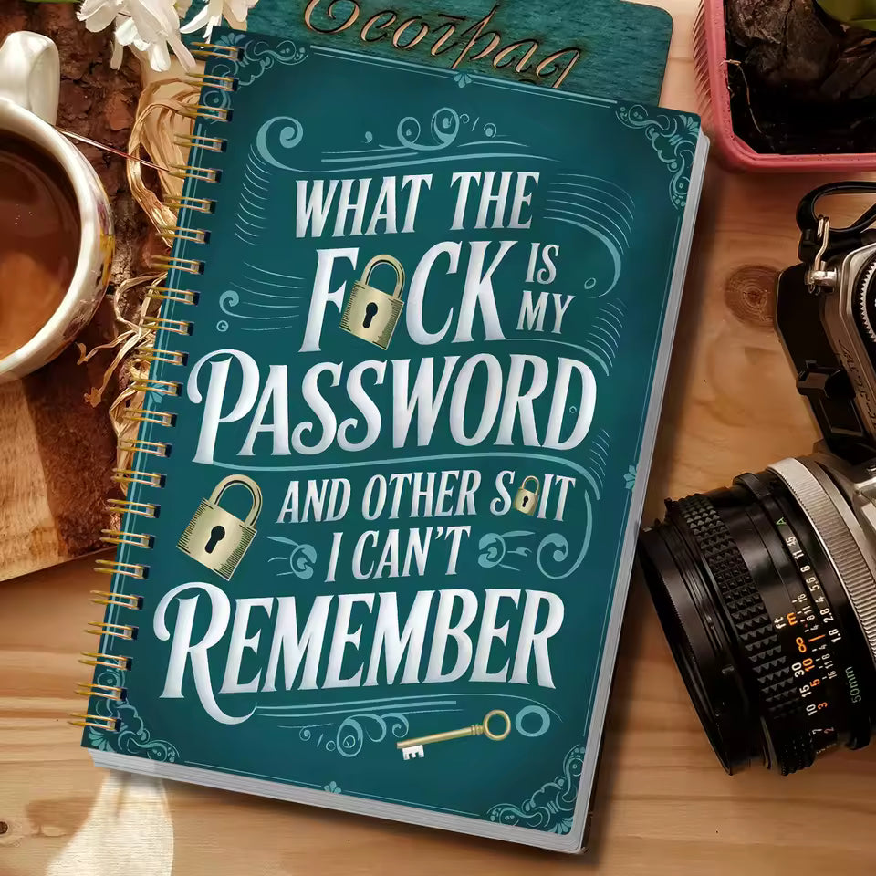 Leuk wachtwoordboek / wachtwoord organizer