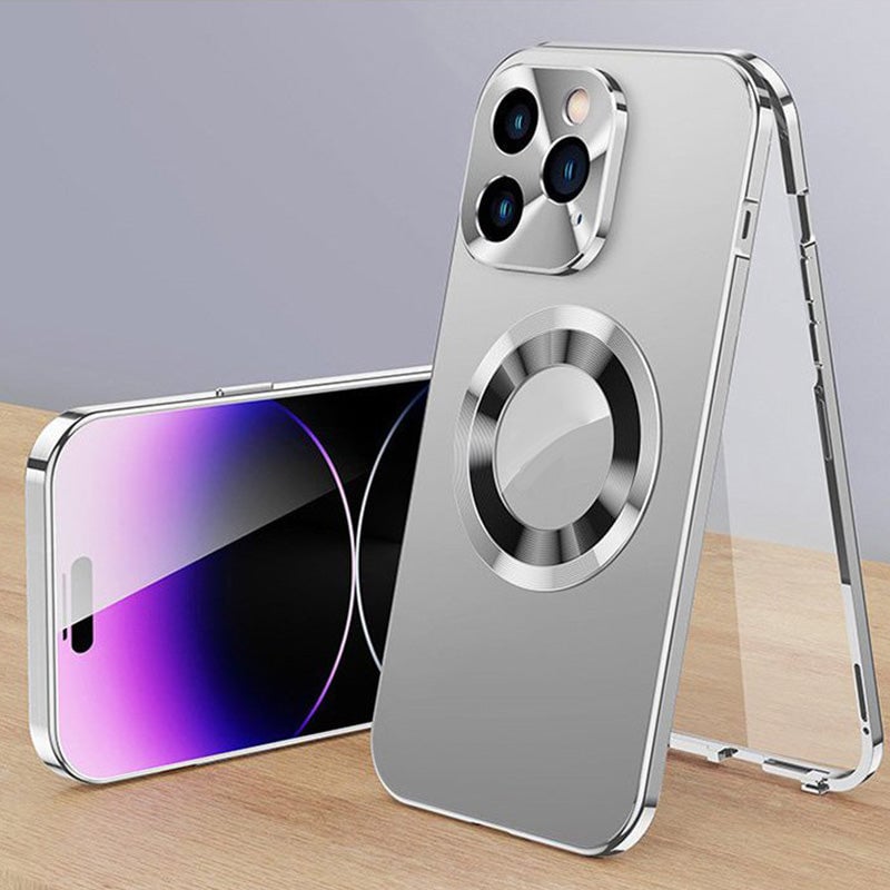 iPhone Dubbelzijdige magnetische telefoonhoes