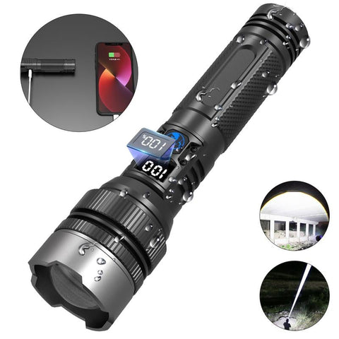 StormBeam Telescopische Zaklamp Powerbank