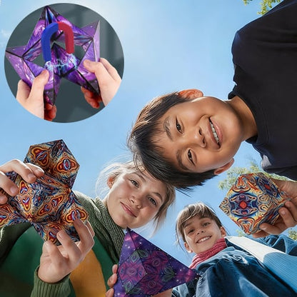 Magnetische fidget-kubus (meer dan 70 transformaties)