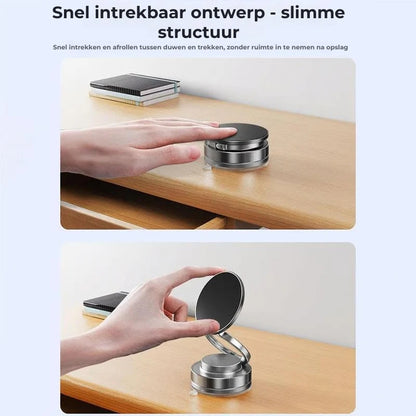 🔄360 ° verstelbare vacuümmagnetische telefoonhouder