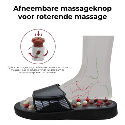 Slippers voor acupressuur en magneettherapie