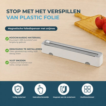 Magnetische Snijmachine voor Vershoudfolie