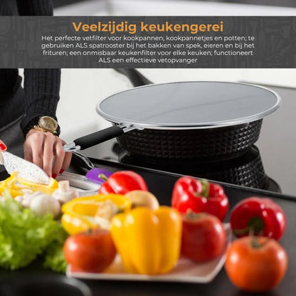 Oliewerend Pannenrooster - Roestvrij Staal
