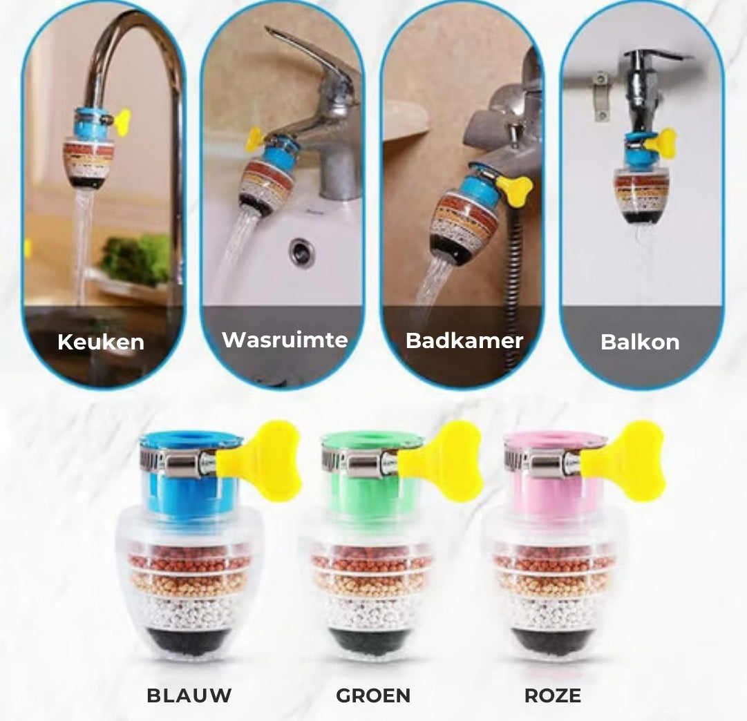 Kraanwater Tapfilter - Zes lagen