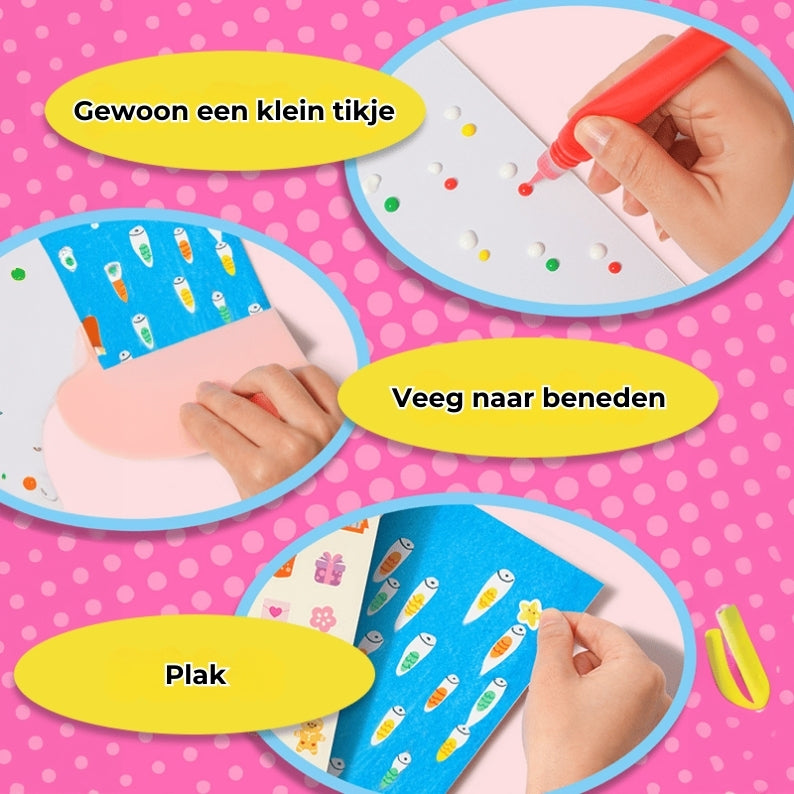 DIY Regenboog Veegkunst (set van 35)