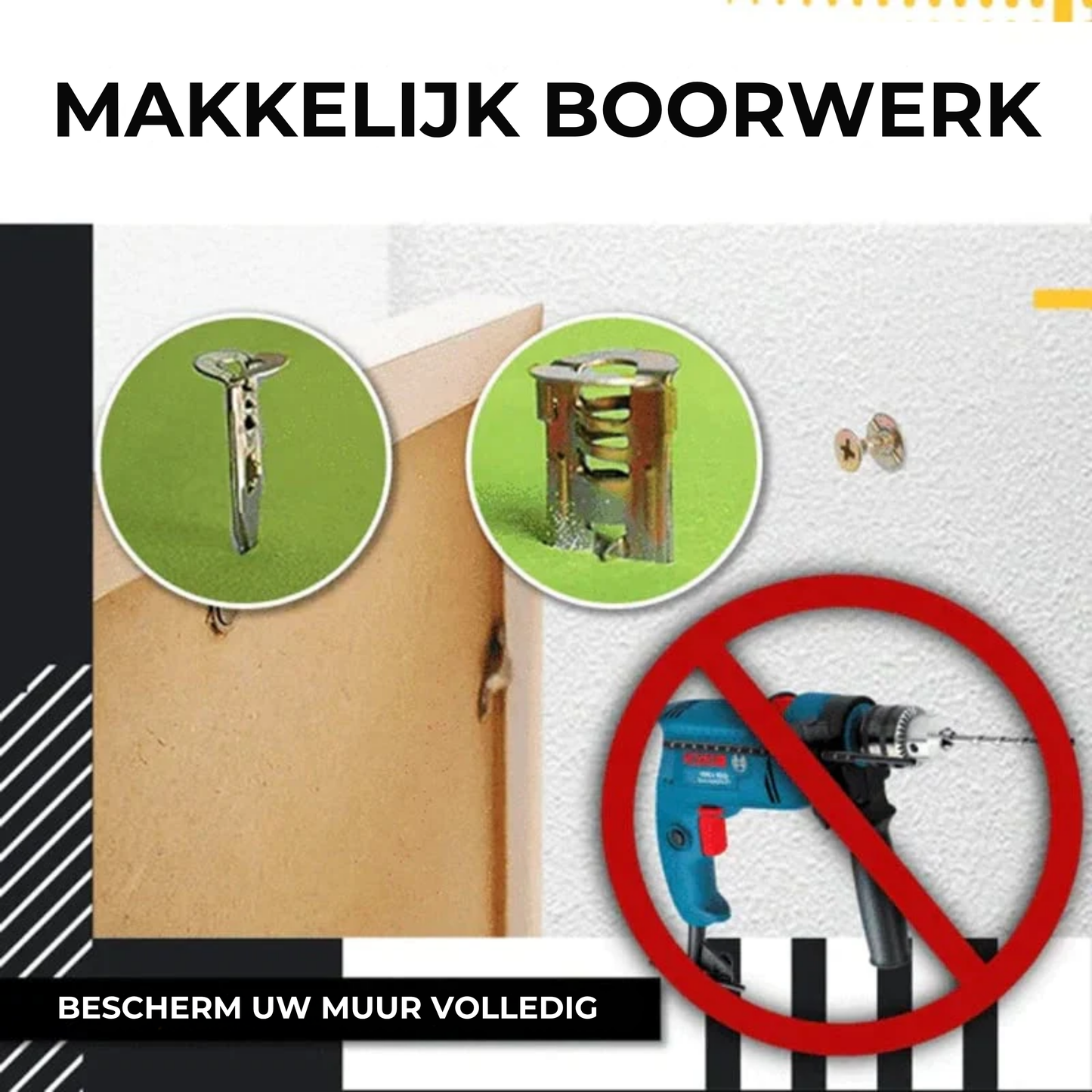 Zelfborende expansie-ankerschroeven (20st)