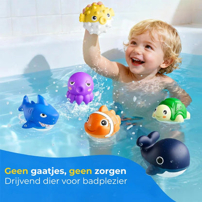 Schattenjacht in het zwembad