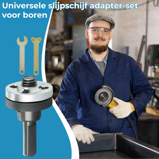 Drilboor Slijpschijf Adapter Set