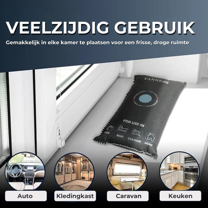 Ontvochtiging zakken met antislip-pads | Voorkomt condensatie | Vochtabsorber | Herbruikbaar