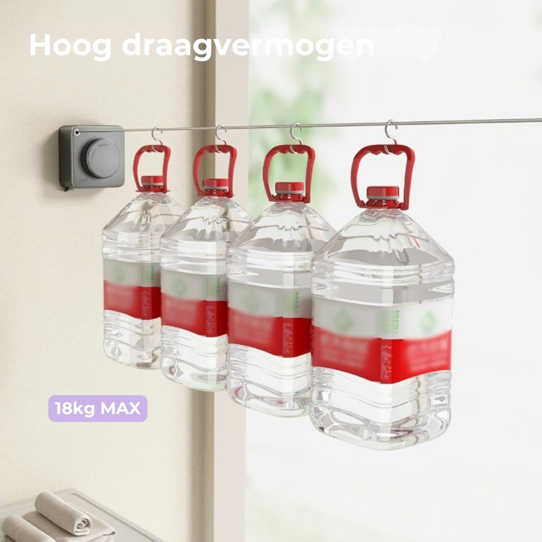 Ruimtebesparende Waslijn