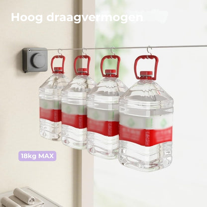 Ruimtebesparende Waslijn