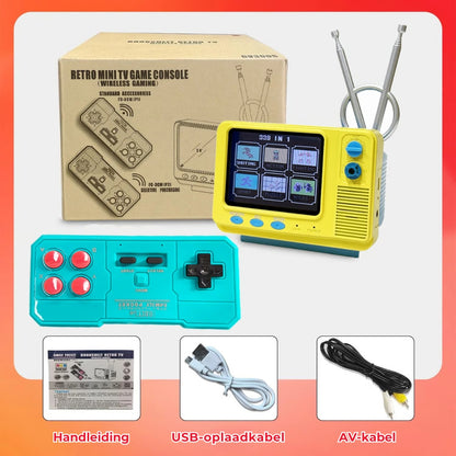 Retro Mini-TV Spelconsole met draadloze controller