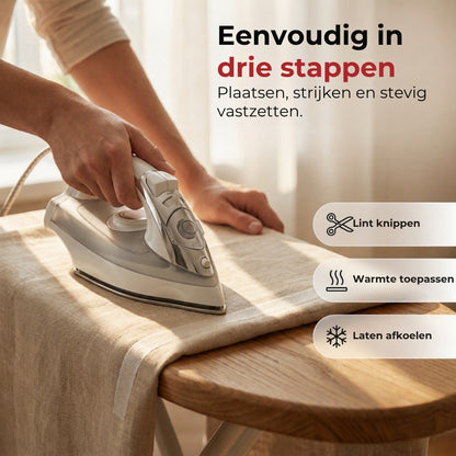 Opstrijkbare Zoomtape voor Kleding