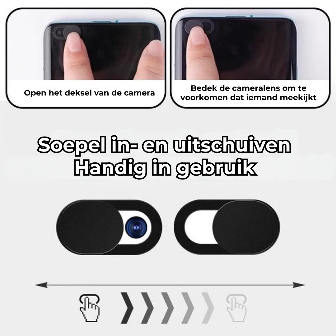 Schuifbare technologie privacyafdekking (20 stuks)