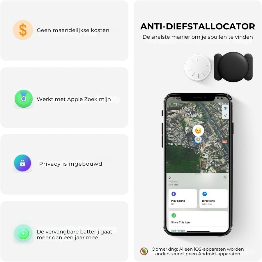 Stealthmag GPS Slimme Tracker