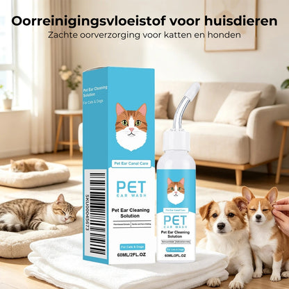 Oorreinigingsdruppels voor Honden en Katten 60 ml