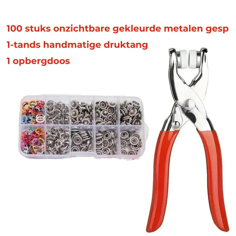 Knoopreparatie Bevestigingsset (incl. 100 knopjes)