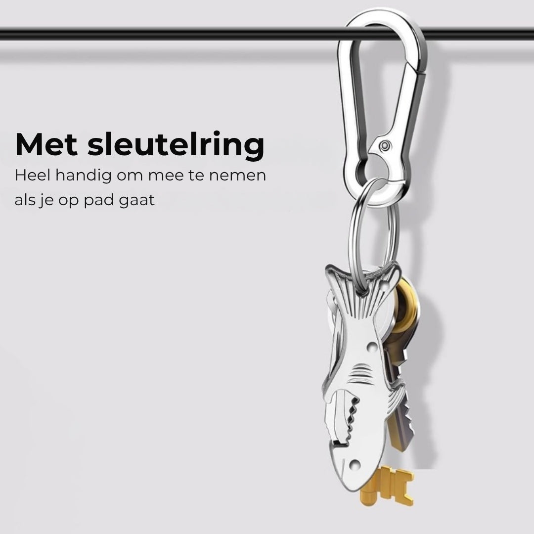 Haai 3-in-1 sleutelhanger-multitool