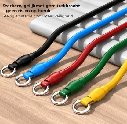 Elastische Trainingsrekkers - 5 Stuks
