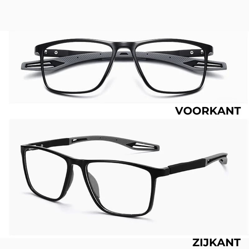 👓️ Bifocale, ultralichte blauwlichtbril - Sportief model