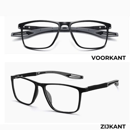 👓️ Bifocale, ultralichte blauwlichtbril - Sportief model