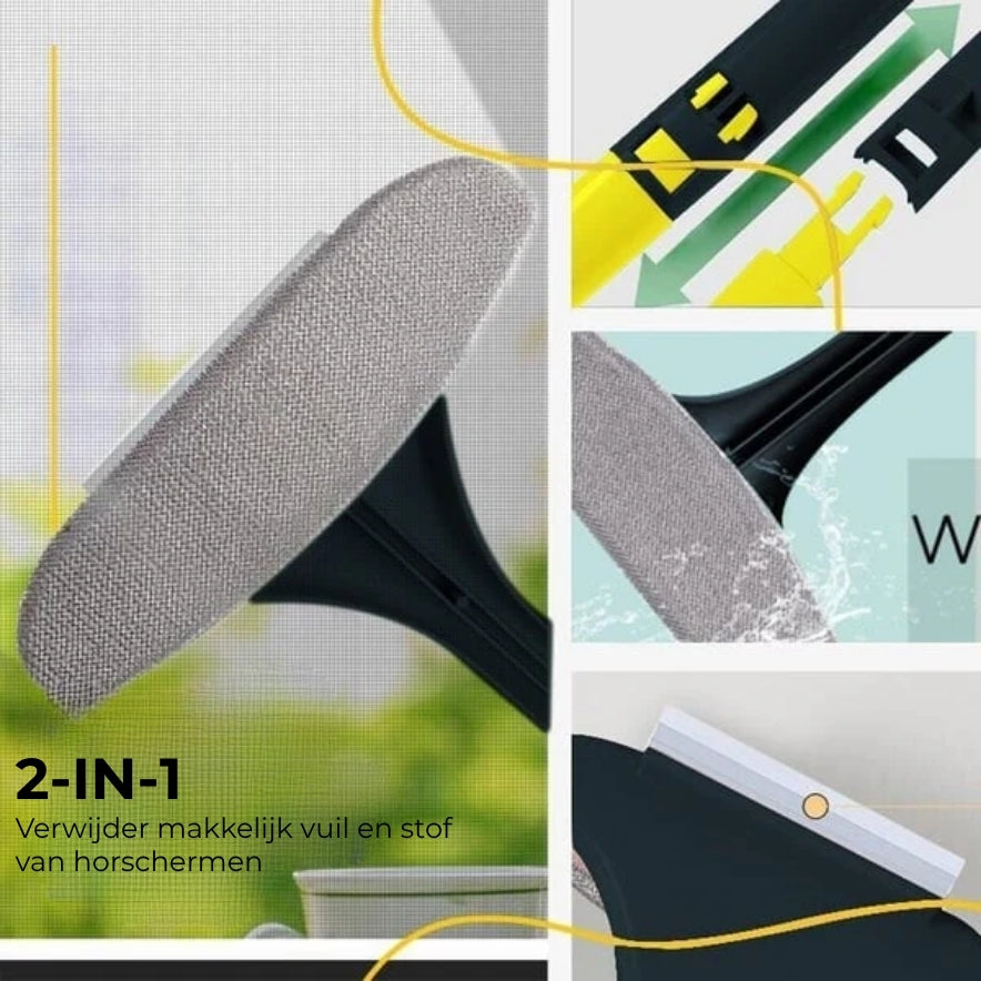 2-in-1 Multifunctionele Hor- en Raamborstel