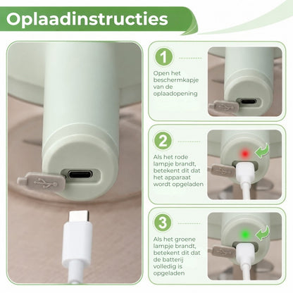 Elektrische Voedselsnijder – Draadloos met Handmatige Bediening
