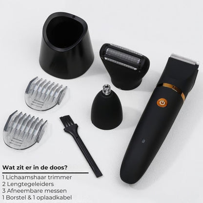 3-in-1 Elektrische lichaamstrimmer voor mannen