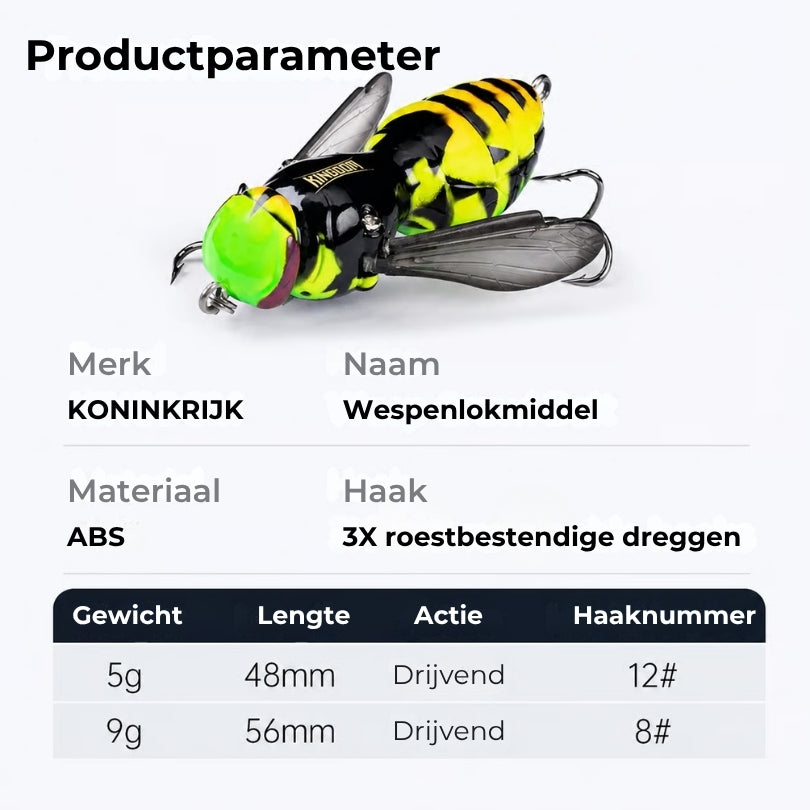 Bionische Wesp Oppervlaktekunstaas
