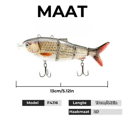 Bionische Zwemmende Vislokkers met Multi Gewricht Design