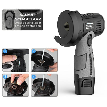 Mini Slijper Met Doorslijpschijf 12V