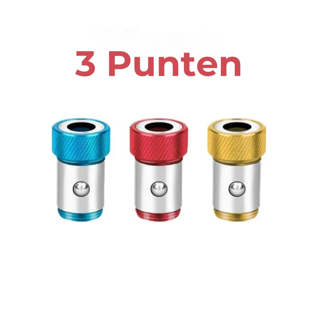 Magnetische schroevendraaier bitringen (set van 3)