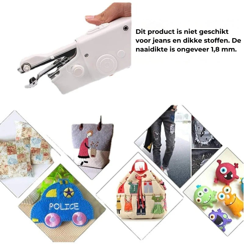 Mini handheld naaimachineset – draadloos, draagbaar en klaar om te naaien