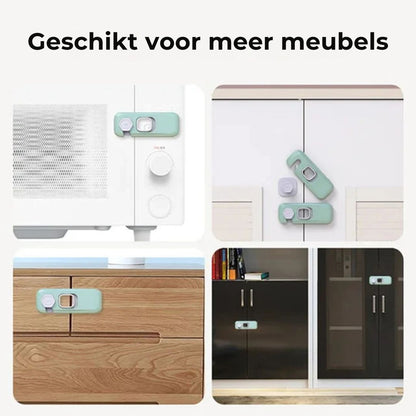 Kindveilig Kastslot - 2 Stuks