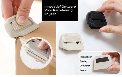 Intrekbaar Stanleymes Boxcutter - Veilig Mes Met Ingebouwde Magneet Voor Eenvoudige Opslag En Snelle Toegang