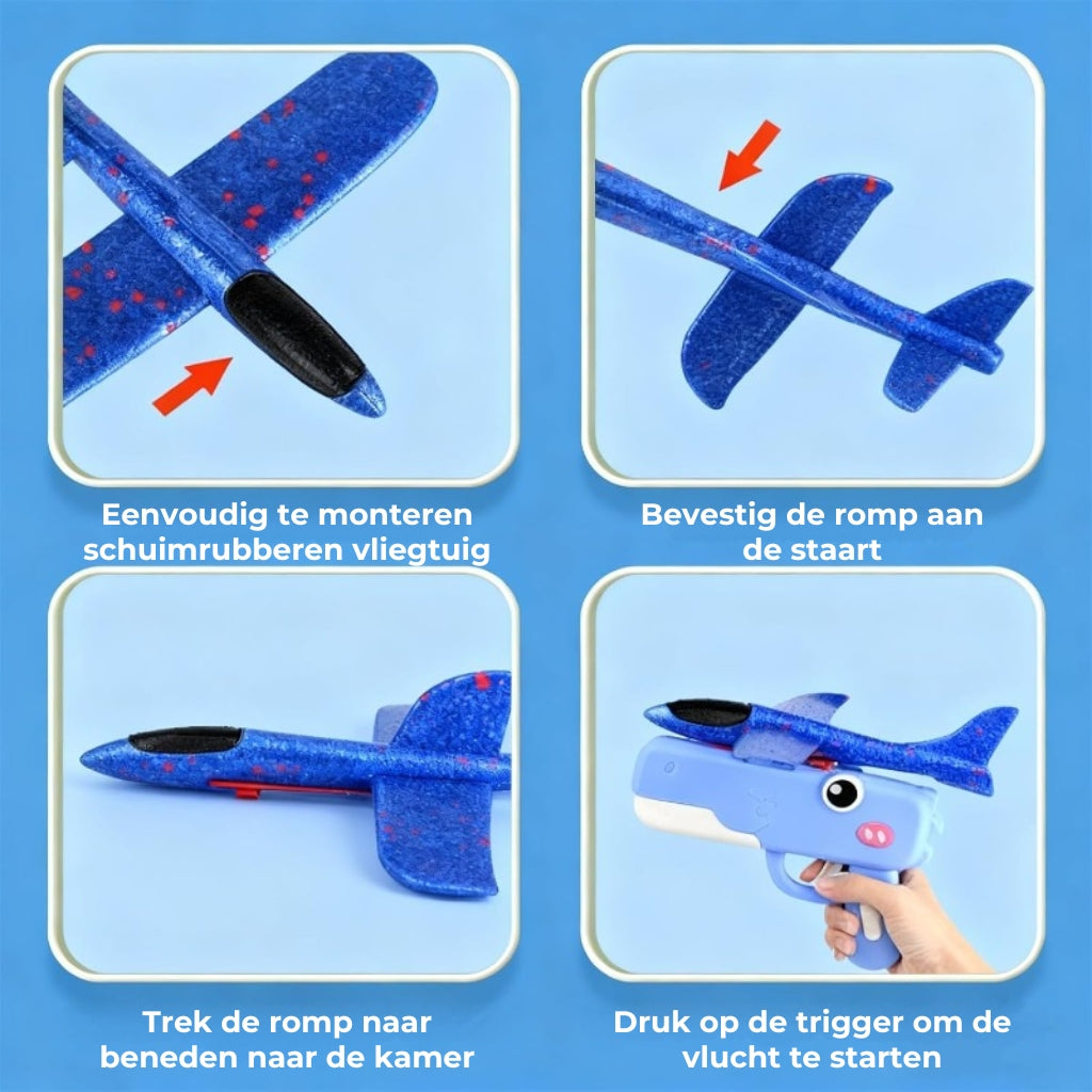 Dino Glider Vliegtuiglauncher