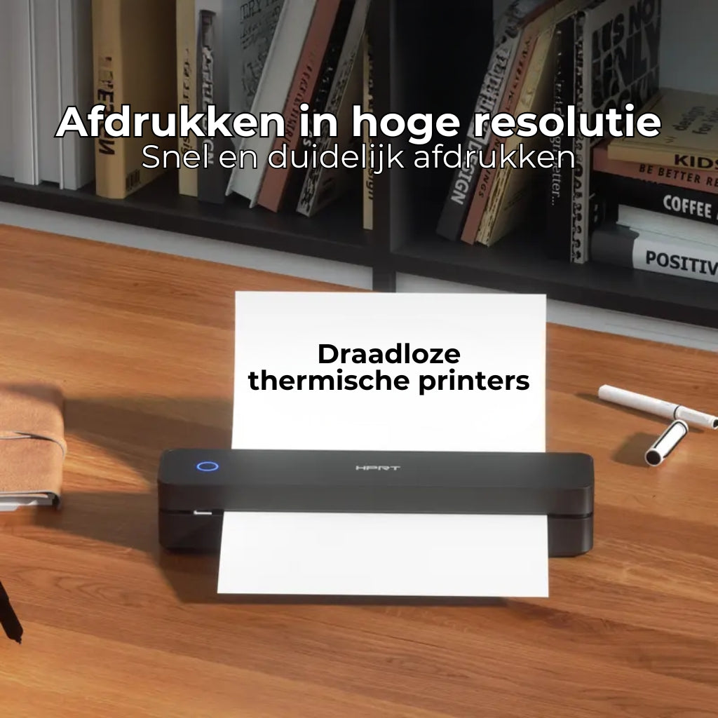 Inktloze draagbare printer