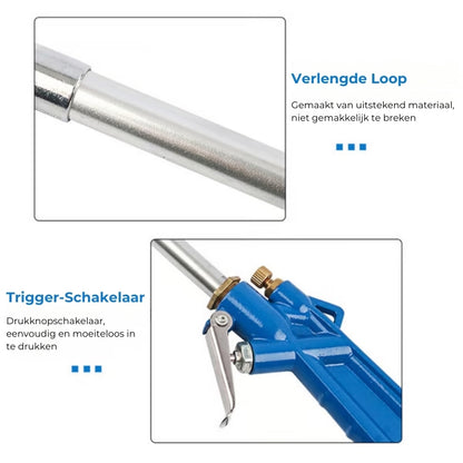 Perslucht Pistool met Watertoevoer