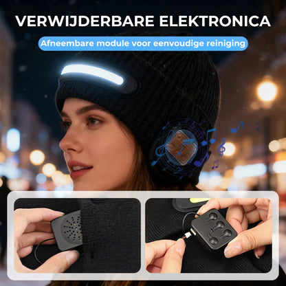 🔊 LED Bluetooth Beaniemuts