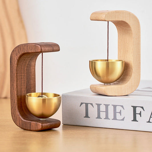 Magnetische houten windgong-deurbel