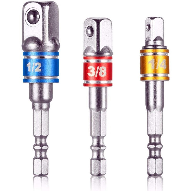 Set boor- en dopsleuteladapters