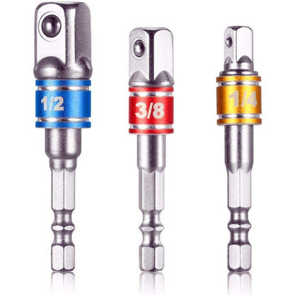 Set boor- en dopsleuteladapters