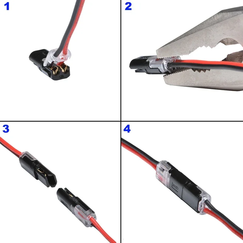 Tweedraadse Plugverbinding met Vergrendeling (20 stuks)