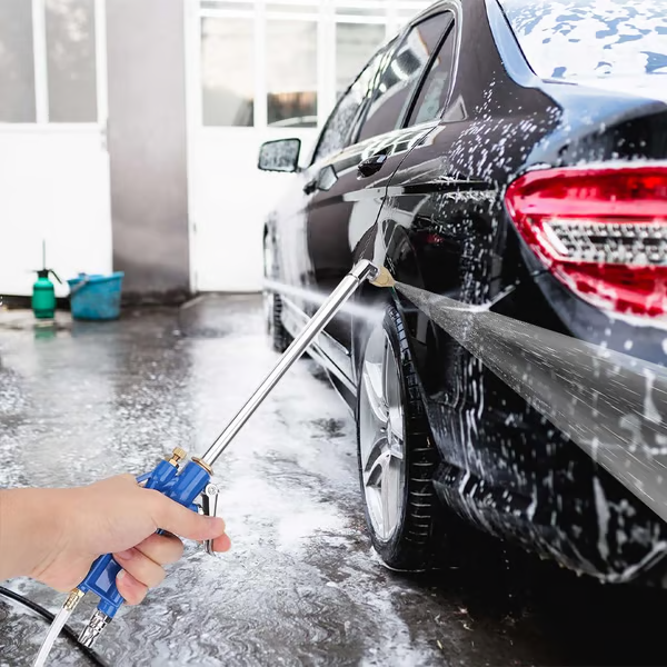 Perslucht Pistool met Watertoevoer
