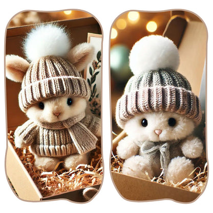 🐇 Paasactie Handgemaakte Mini Konijnen Knuffeltjes