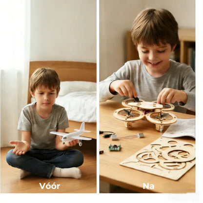 ✈️ DIY Houten Drone Bouwpakket