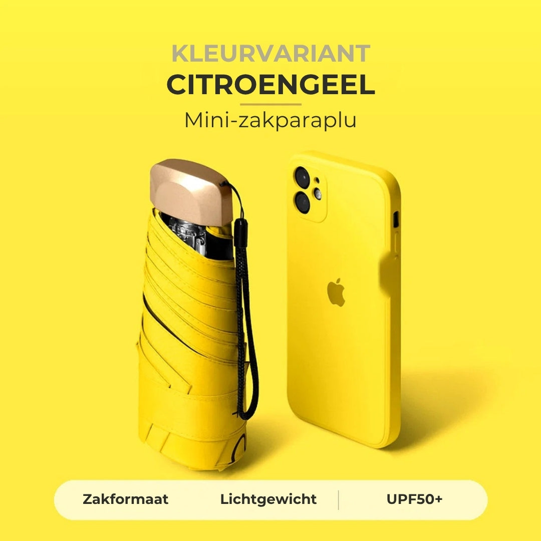 Draagbare UV-Bestendige Mini-Paraplu